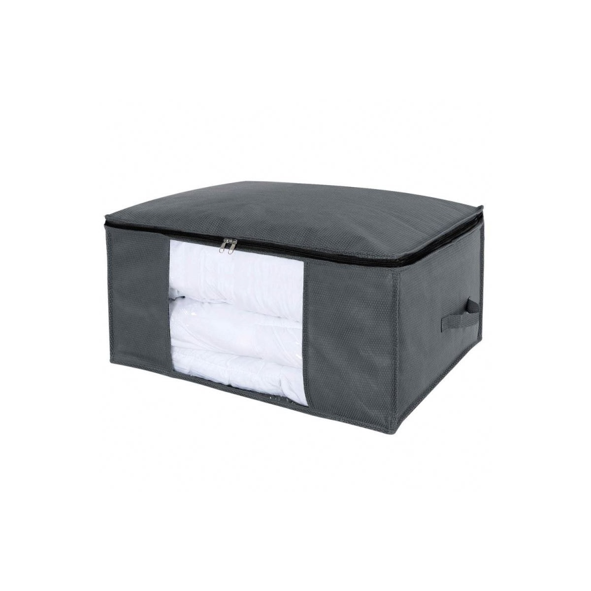 Oppbevaringseske for laken, tepper, klær 60x43x35 cm 2-pakning