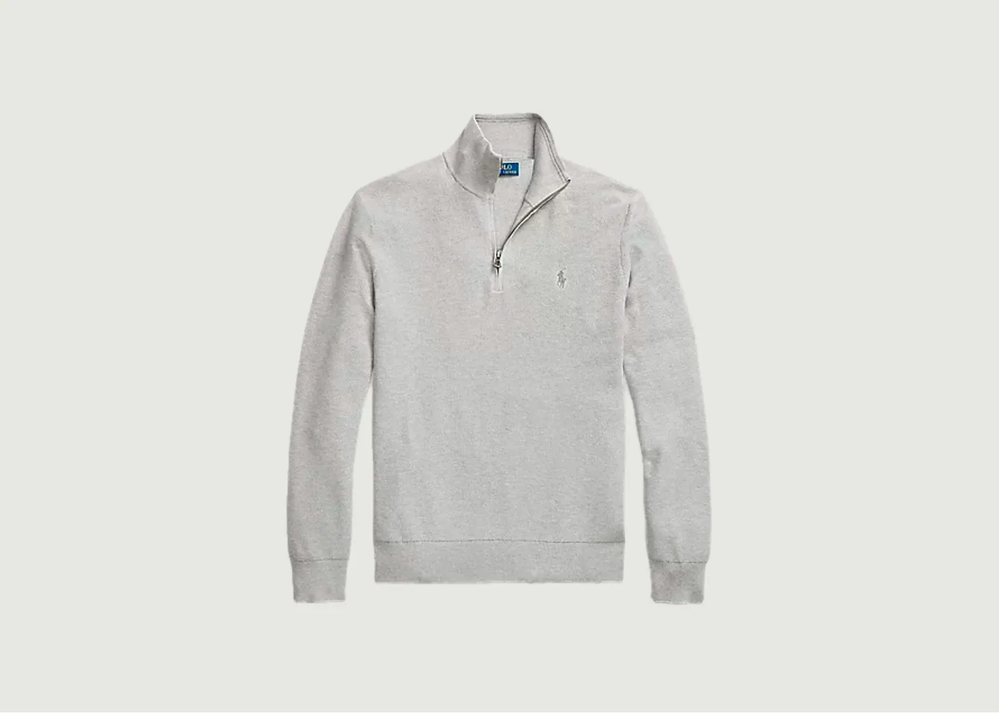 Pull Demi-Zippé En Coton Piqué Polo Ralph Lauren