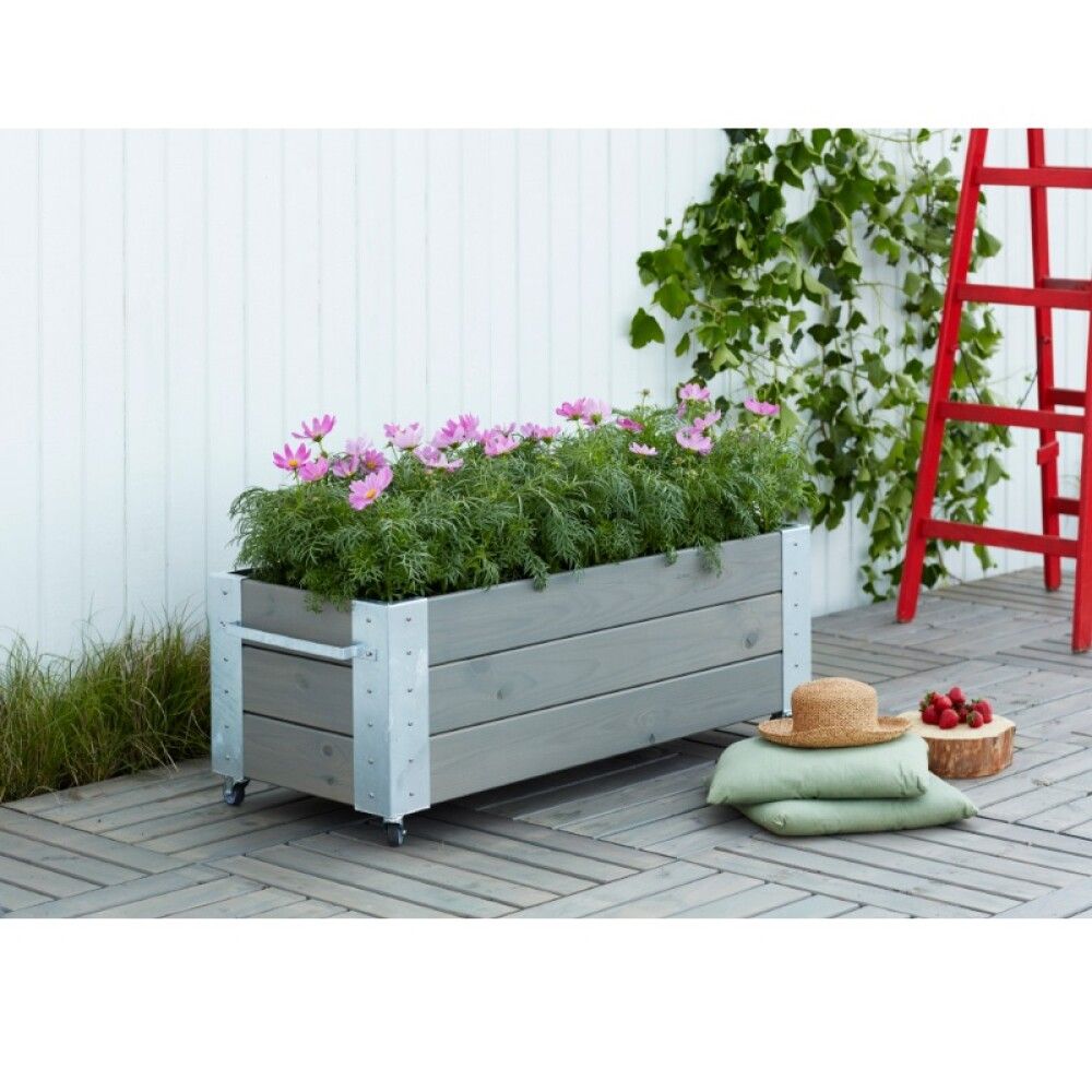 BLOMSTERKASSE PLUS CUBIC BRUN 120X50X45 CM