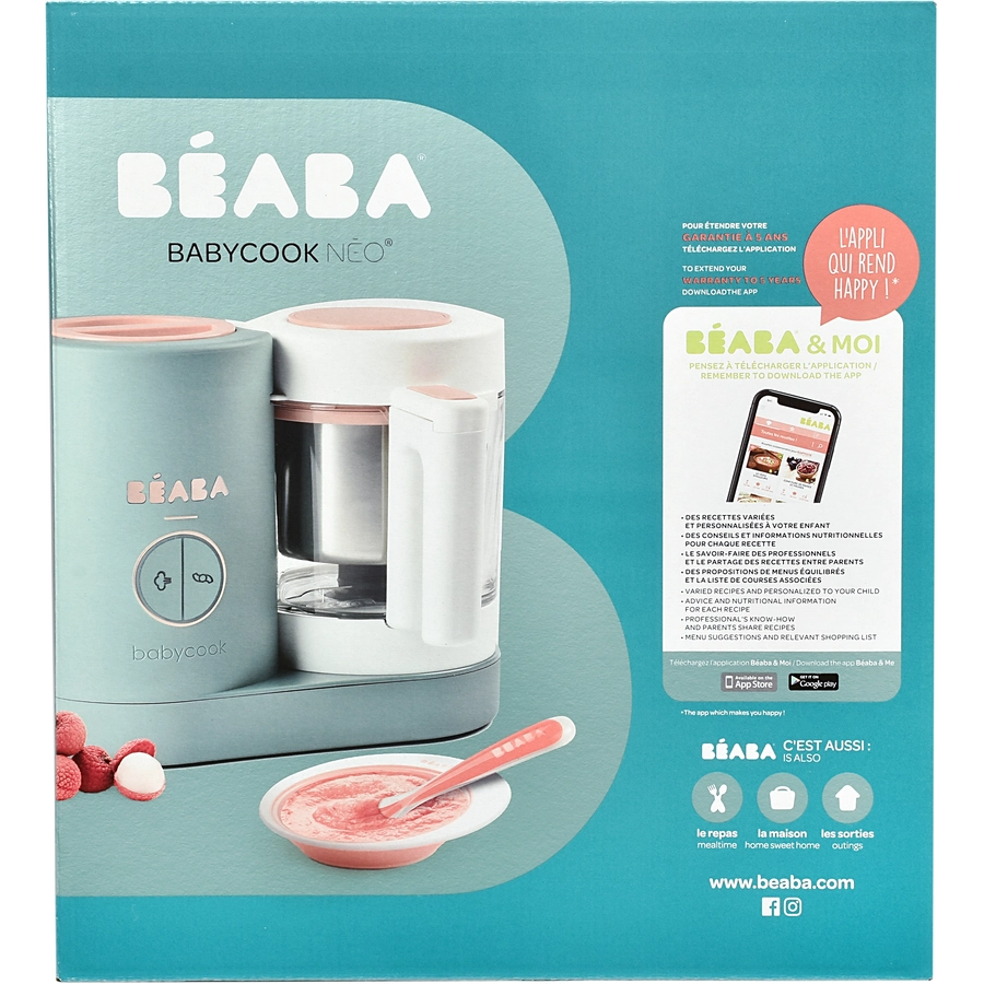 BEABA® Küchenmaschine Babycook® NEO 4-in- 1 eucalyptus grün