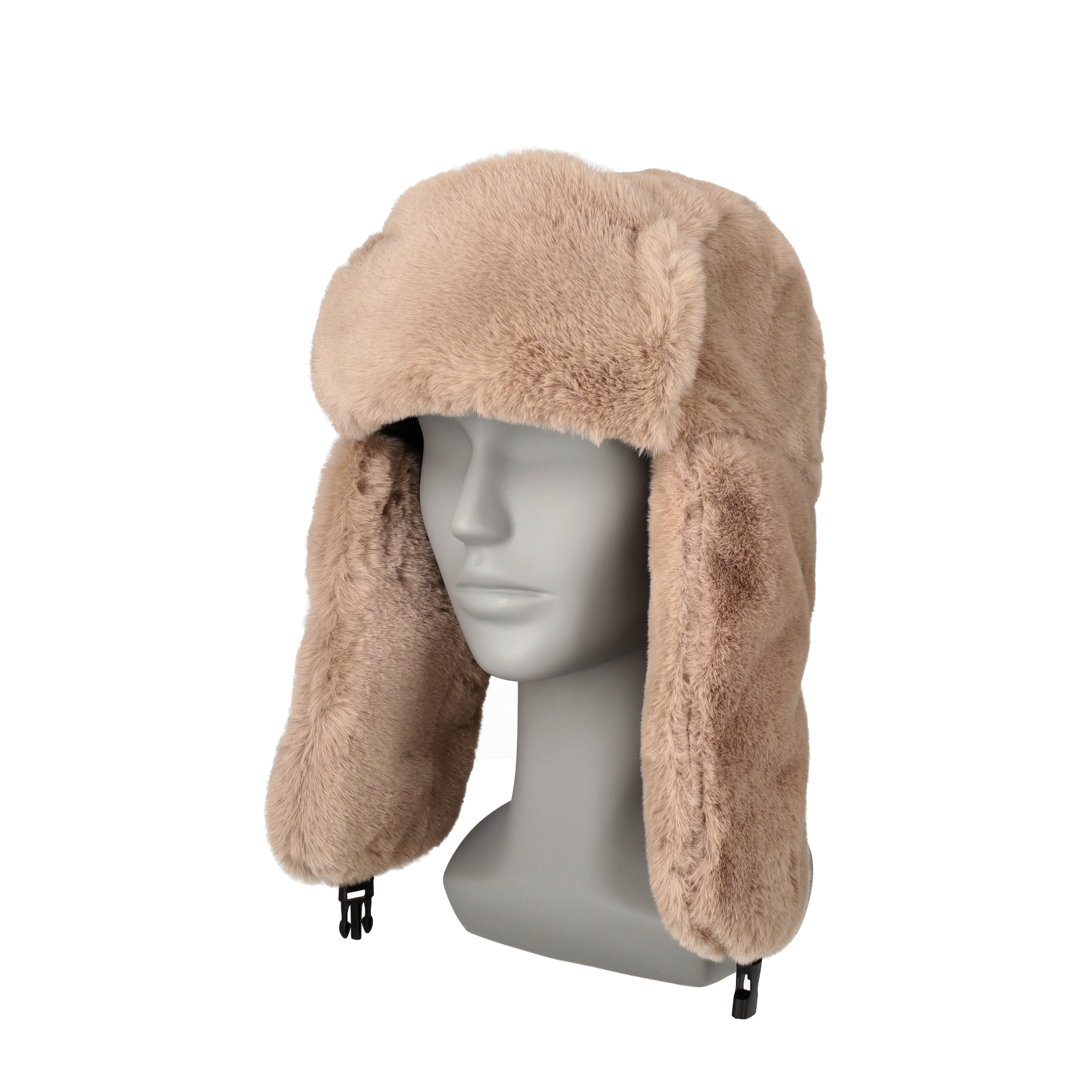 Unisex Fliegermütze Plüsch Pilotenmütze Winter Mütze (One Size) - Braun