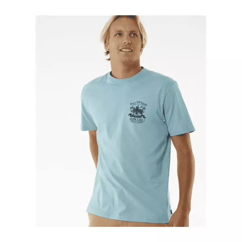 Teeshirt RIPCURL Search Trip Tee Dusty Blue