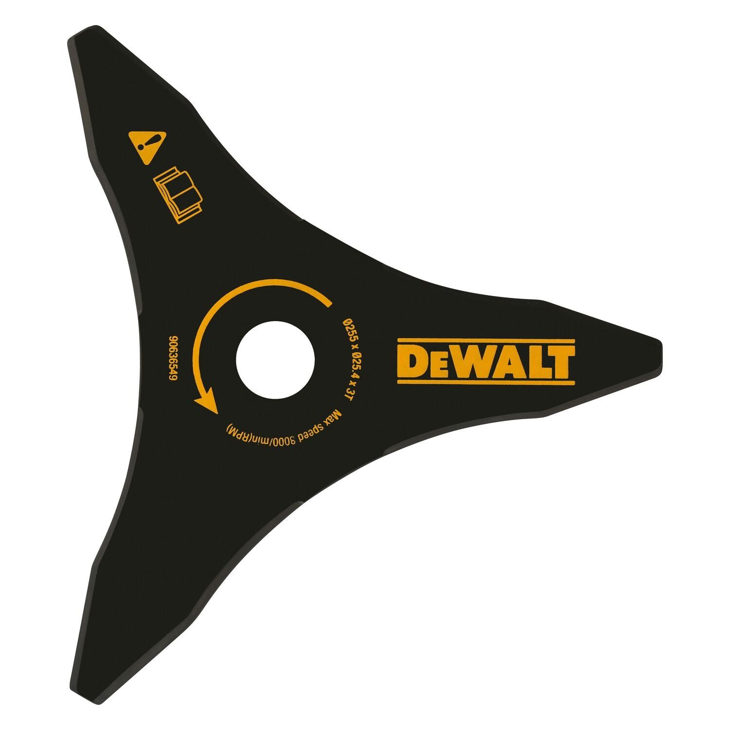DeWALT DT20653 Grastrimmerblad 3 messen 25cm voor DCM571