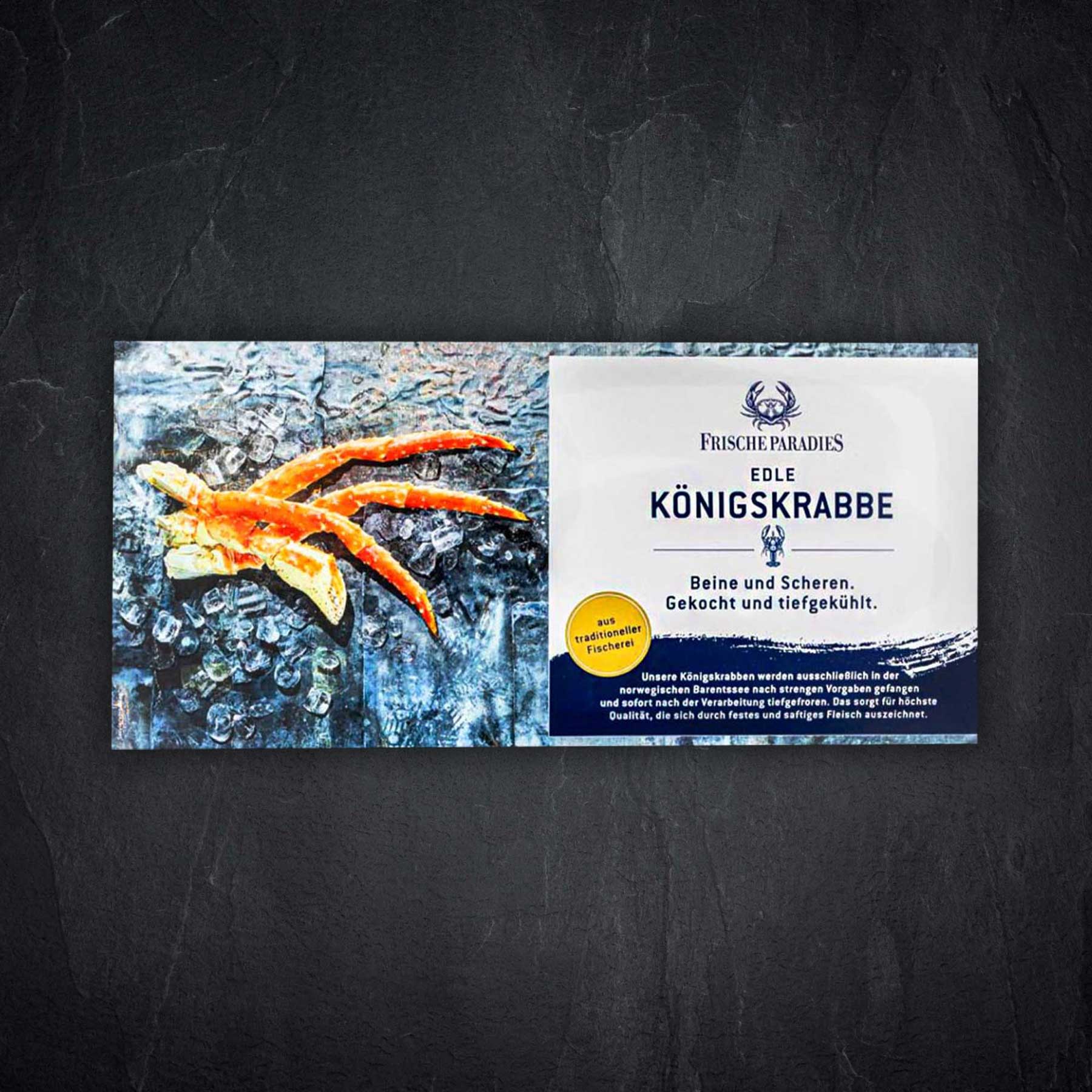 Königskrabbenbeine & Scheren gekocht 2,5kg Packung | tiefgekühlt