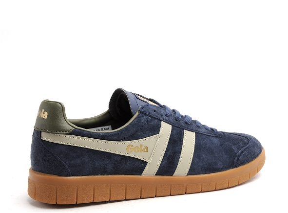 Gola basses homme hurricane suede cmb046 bleu