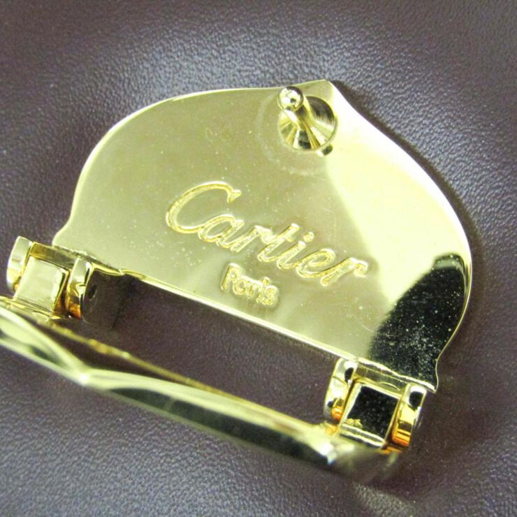 Cartier Vintage Cartier Shoulder Bag Burgundy