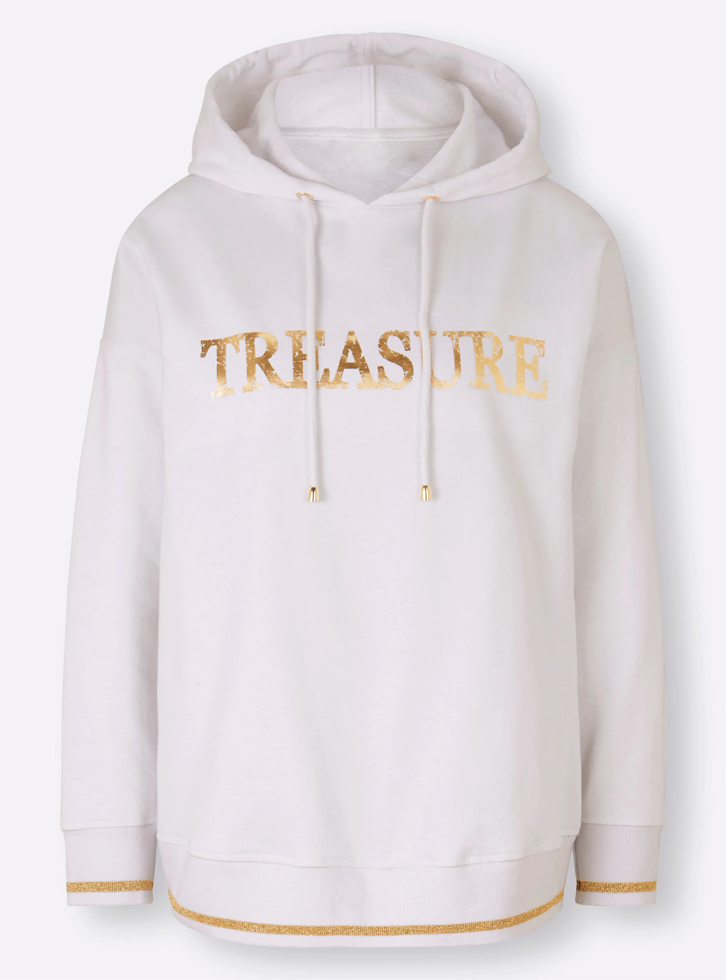 heine Sweatshirt in ecru-bedruckt