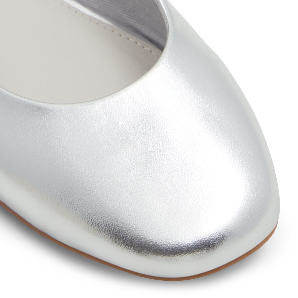 K STUDIO-Talagyn-Ballerine - Talon plat - Argent