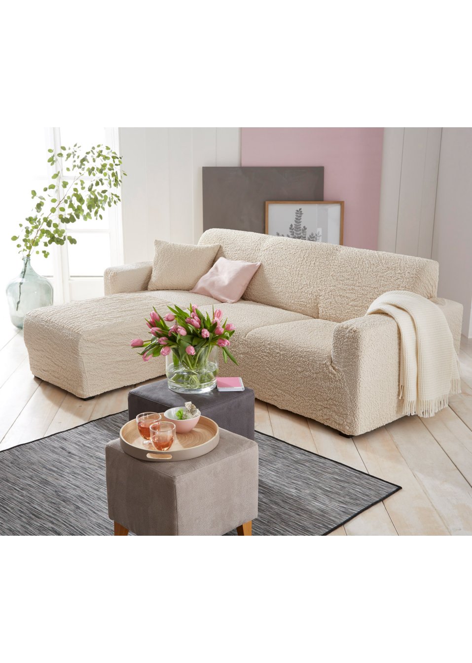 Housse effet froissé