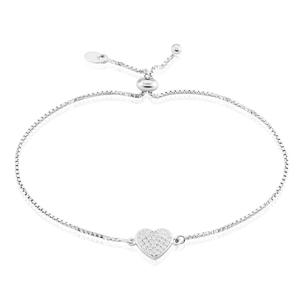 Bracelet Argent Blanc Annice Oxydes De Zirconium