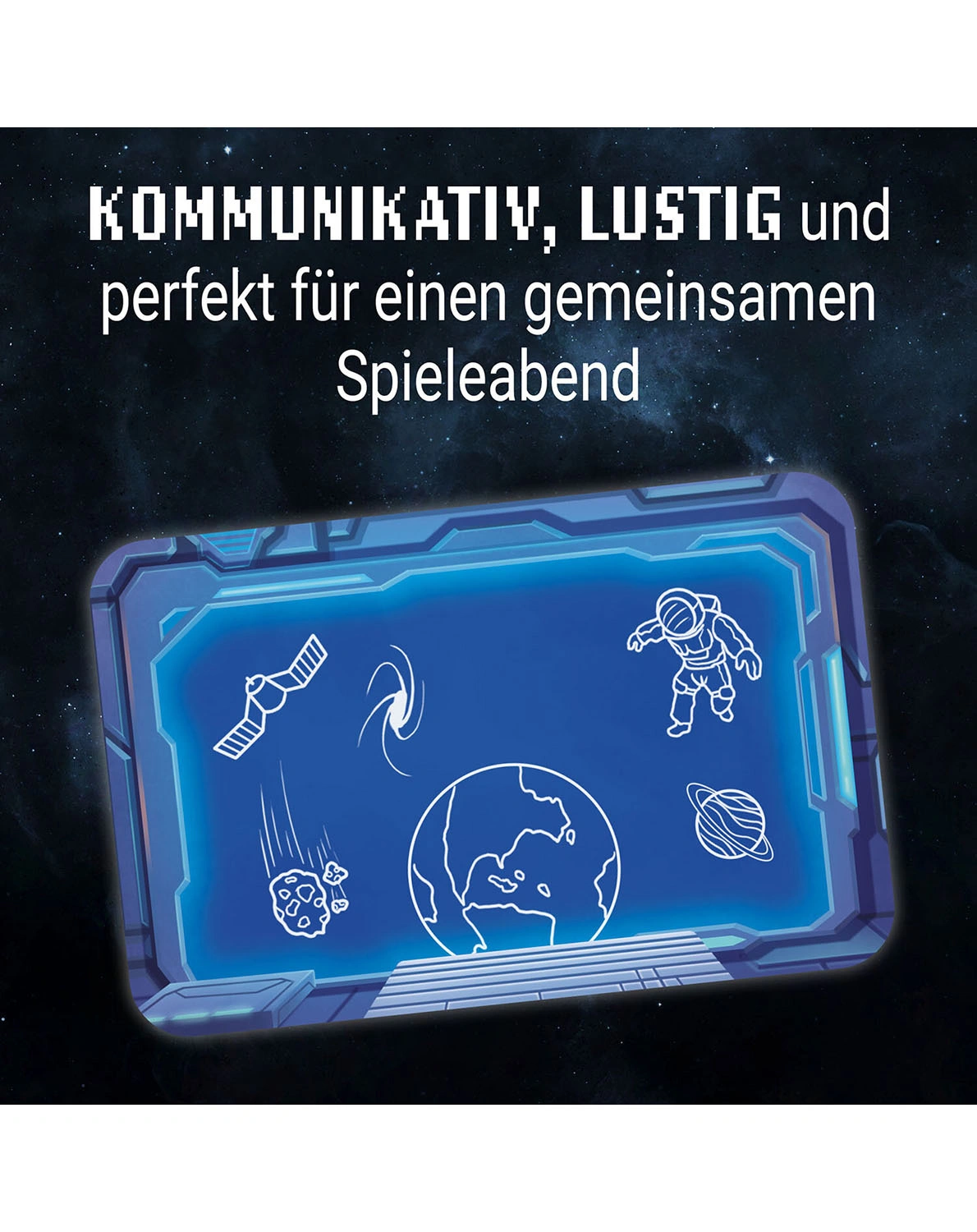 Gesellschaftsspiel NOOBS - IM WELTRAUM in bunt