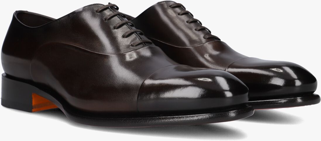 bruine santoni nette schoenen 12621