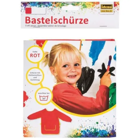 Idena Malschürzen-Set, rot