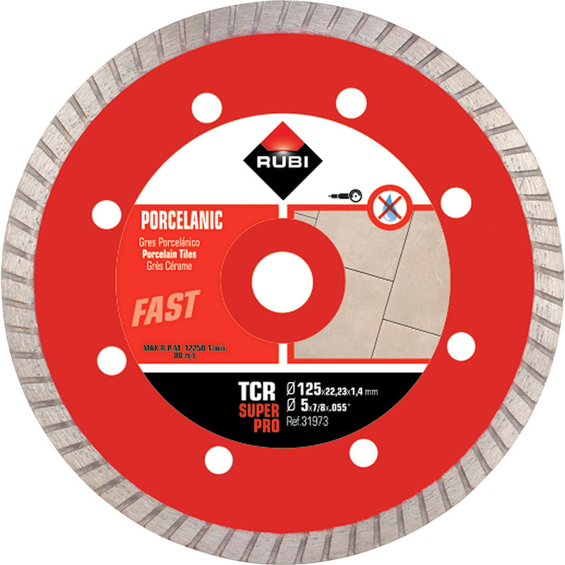 Rubi diamantschijf 125x22,2x1,4mm