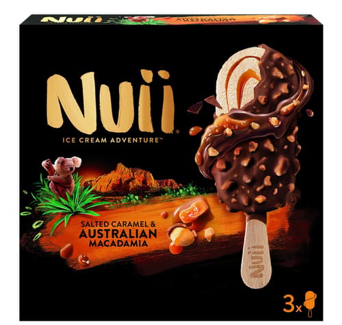 Nuii Salted Caramel & Australian Macadamia 3x90 ml