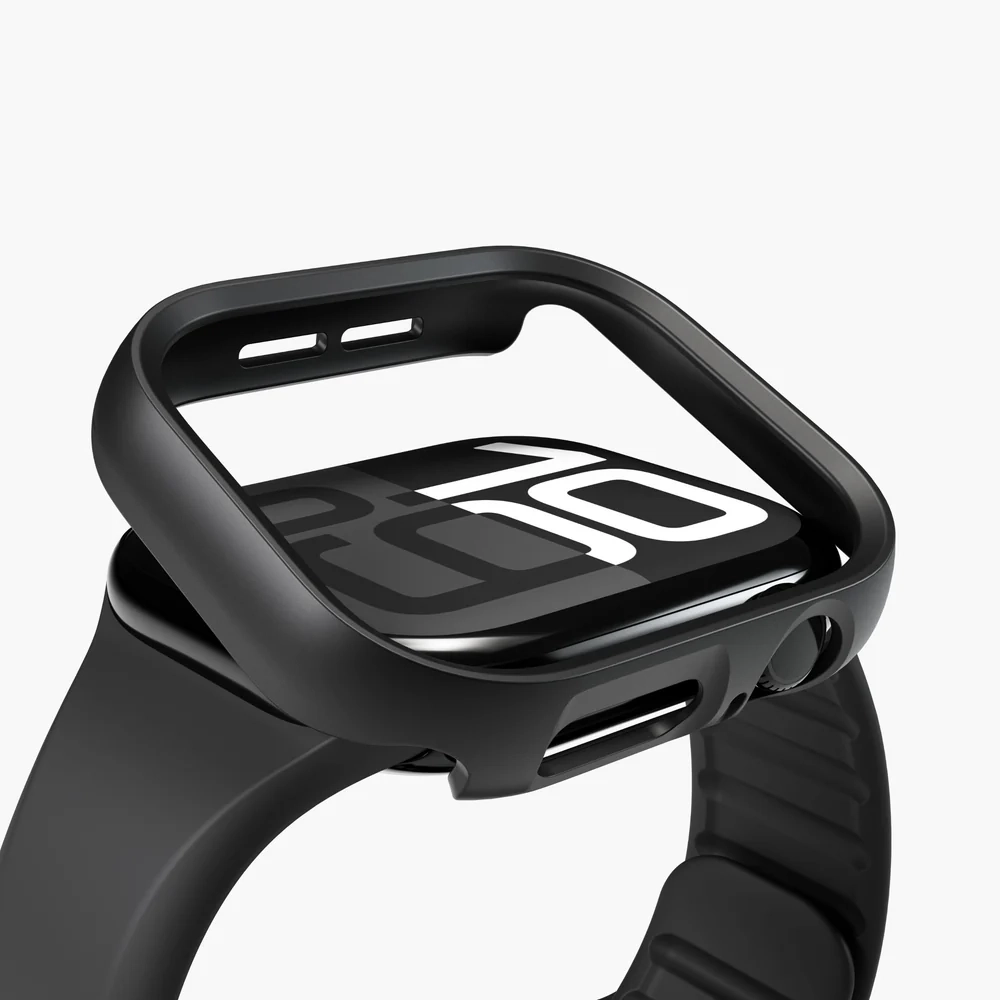 Apple Watch Series 11 (42mm) Bumper Case Hülle Recycelt (WPC00021) - Schwarz