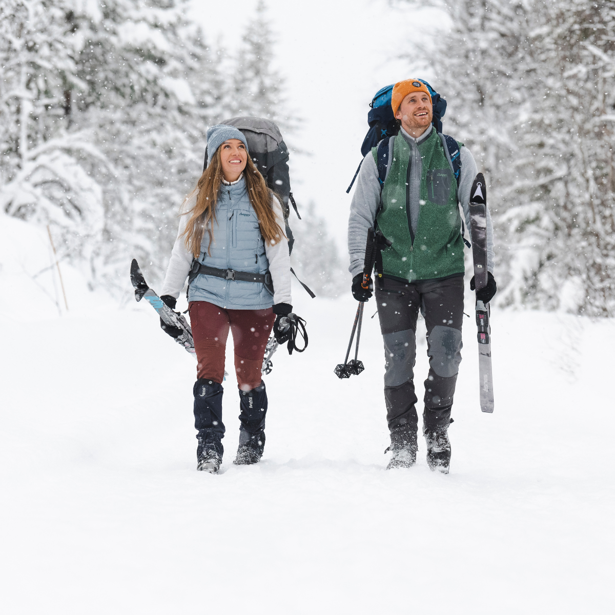 Bergans Trollhetta V5 75 L vandrerygsæk, dame (Solid Dark Grey/Solid Grey) - Spejder Sport