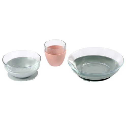 Coffret repas verre Eucalyptus - BEABA