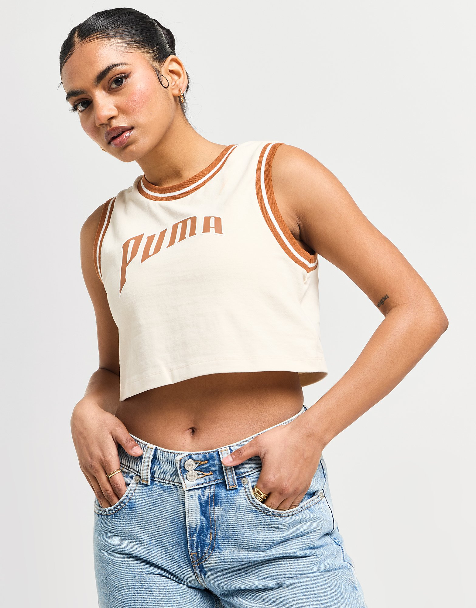 Puma Débardeur Court Team Femme