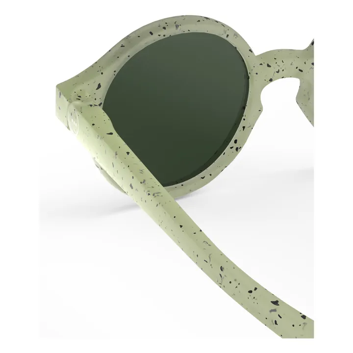 IZIPIZI Lunettes de Soleil #B Effet Moucheté Bébé | Vert d'eau