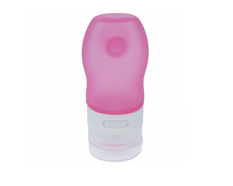Fantasia - Silikon Flasche Pink mit Saugnapf ,37ml