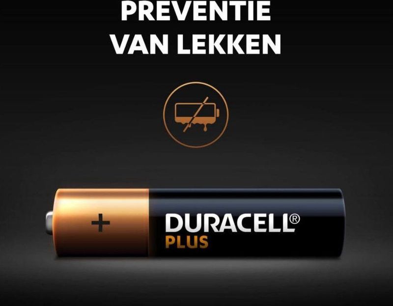 Duracell - Plus - AAA Batterijen - 8 Stuks