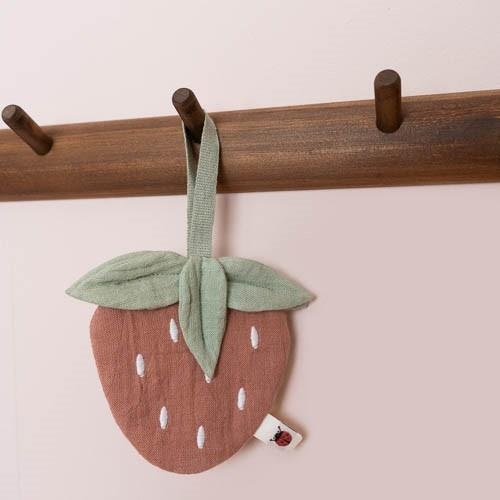 Little Dutch Little Dutch Speendoekje Rood Aardbei Fairy garden