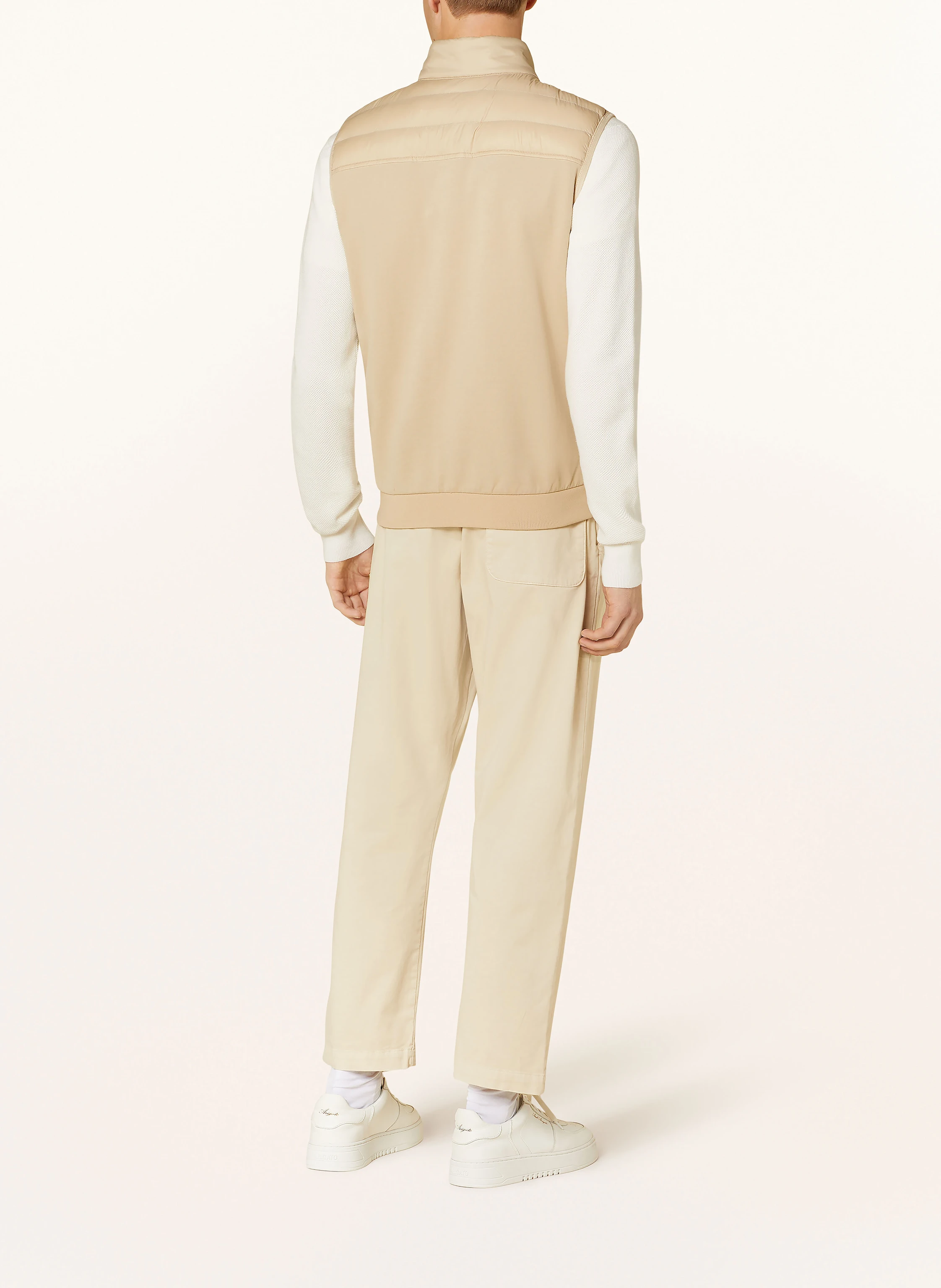 TOMMY HILFIGER Steppweste im Materialmix