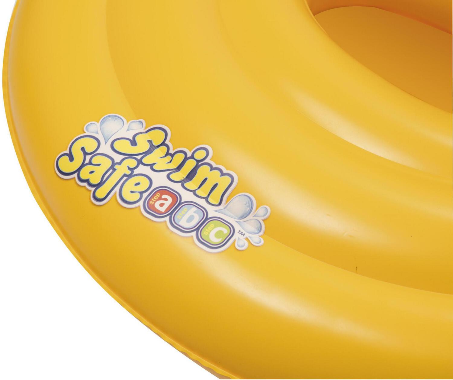 Bestway babyzwemband Swim Safe geel D 64 H 24 cm 0-1 jaar