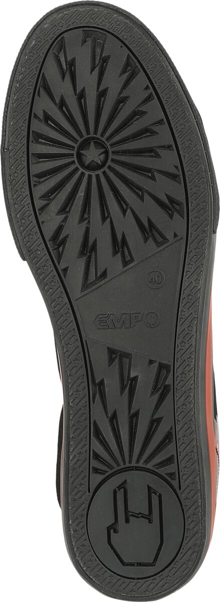 Baskets Imprimé Old School | Rock Rebel by EMP Baskets hautes