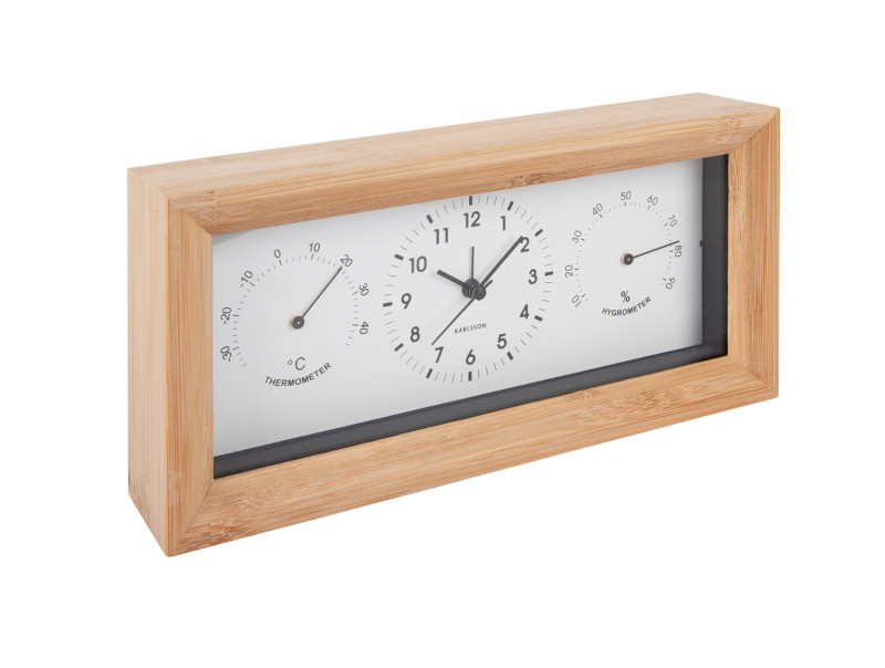 Alarm Clock Neat Rectangle KA5925BK Black