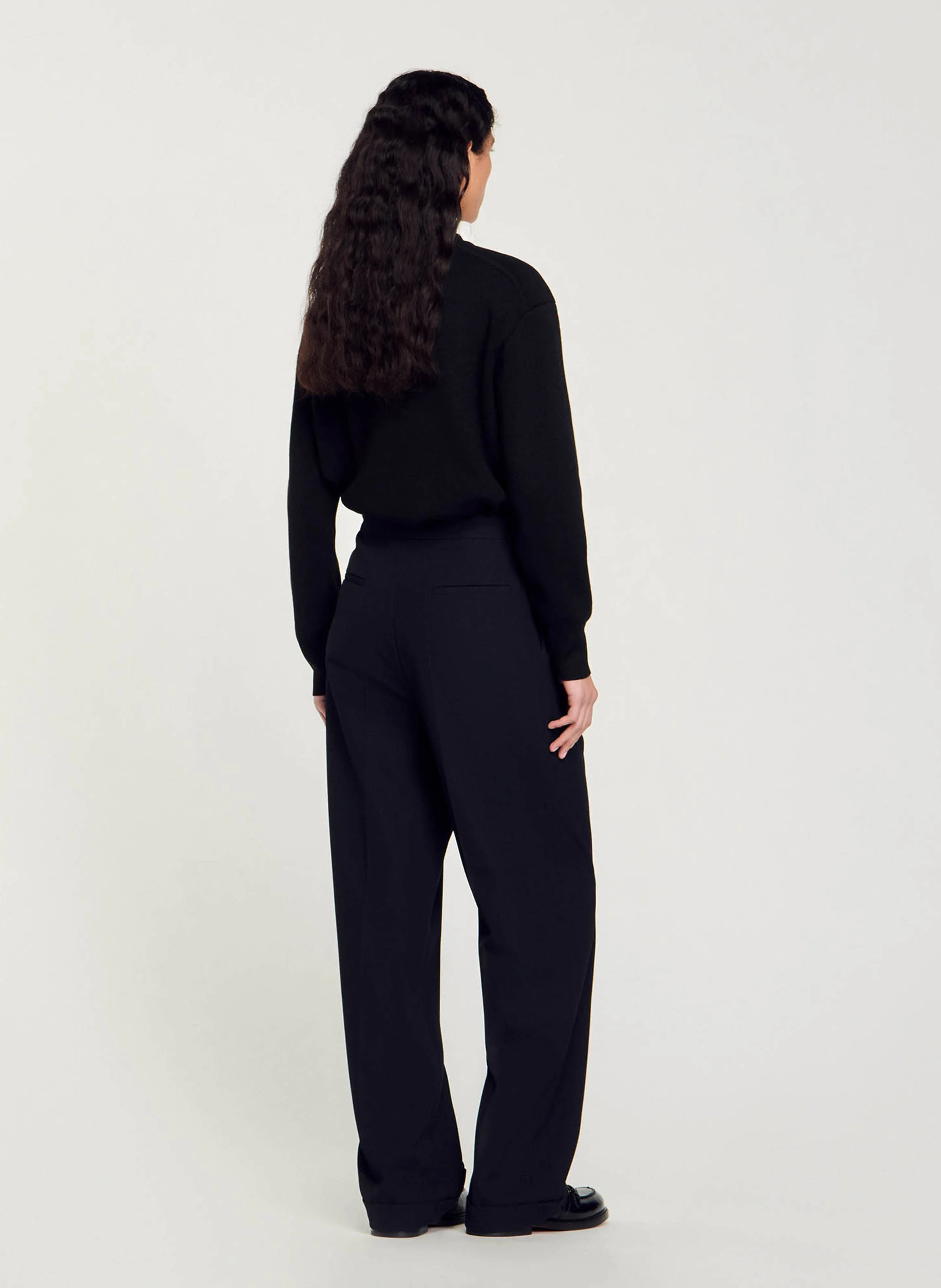 Pantalon droit | Noir