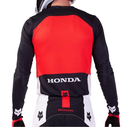 Maillot cross Fox FLEXAIR HONDA 2023 - Noir / Blanc