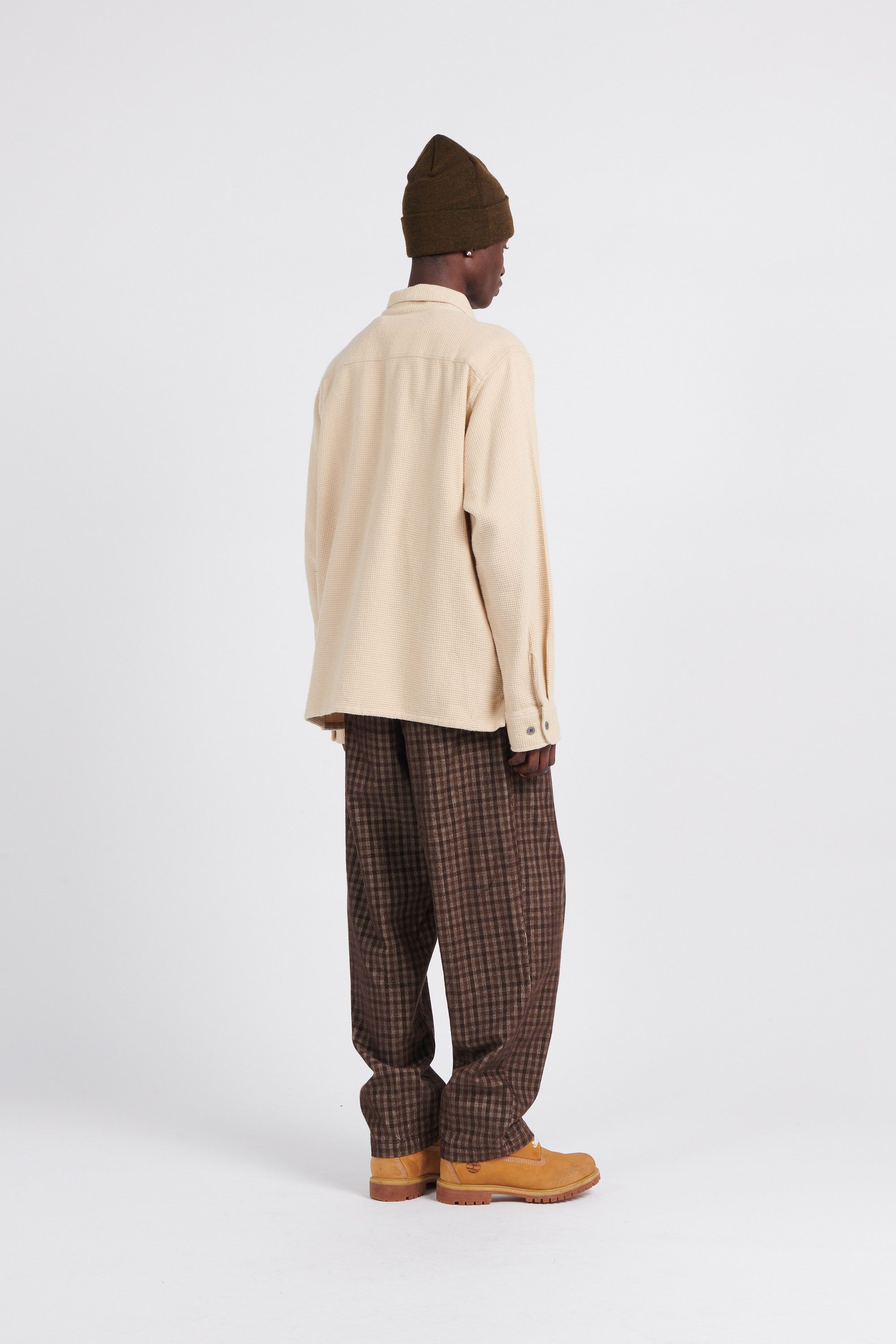OBEY Chemise  BOBBY WOVEN Beige