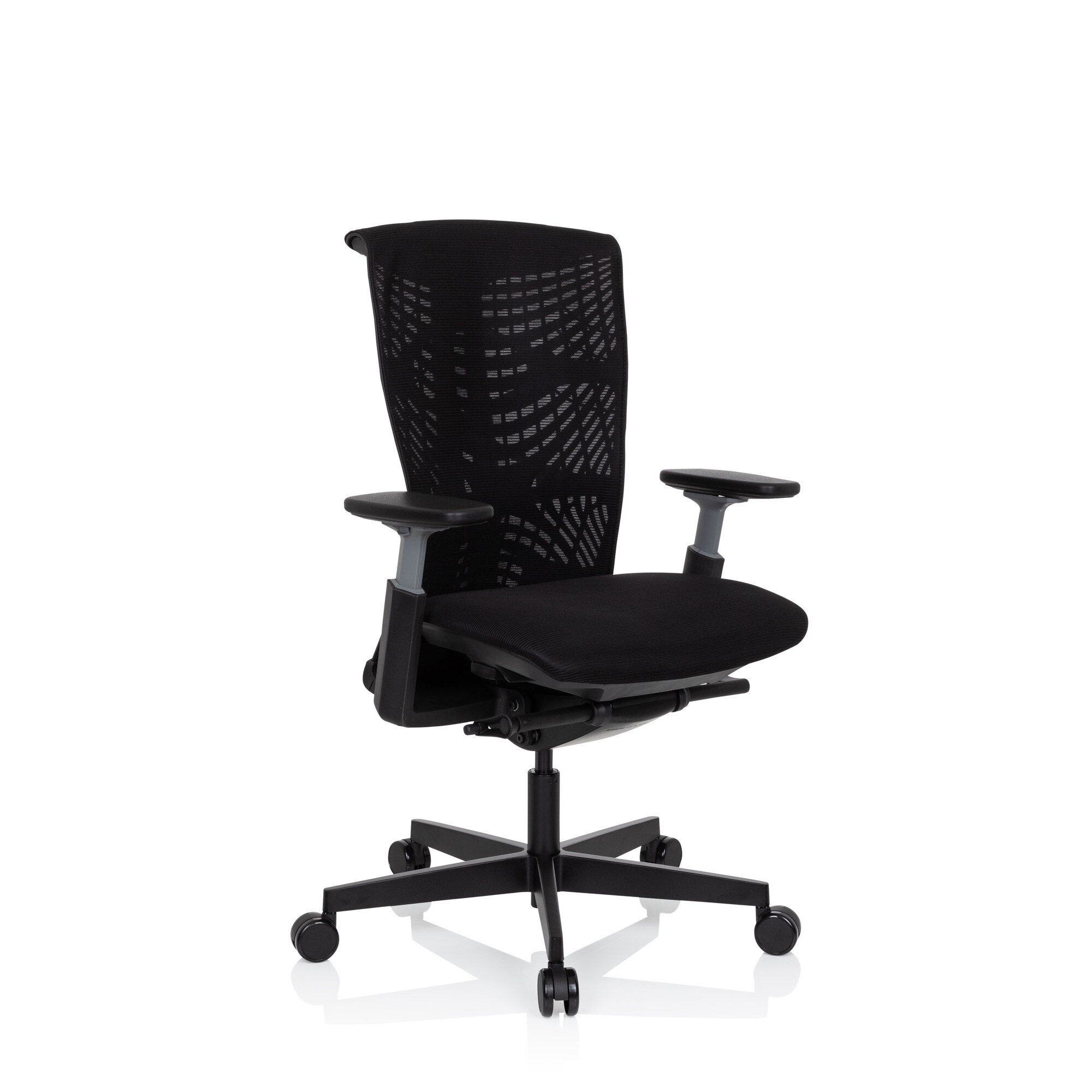 Profi Bürostuhl SKOPE Netzstoff mit Armlehnen (höhenverstellbar) hjh OFFICE