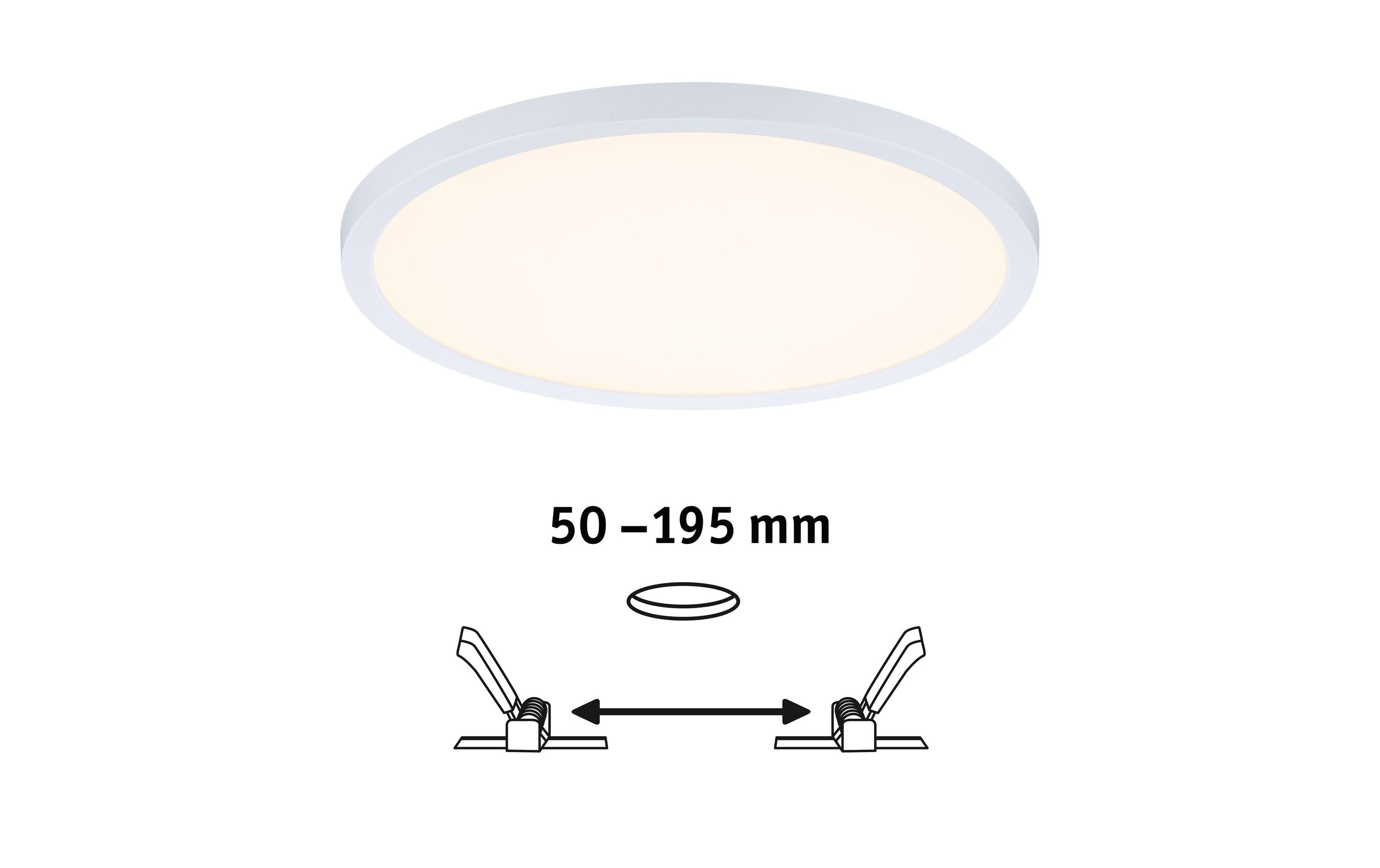 Einbauleuchte Areo VariFit 16W 230 mm, WeissBadezimmerleuchte