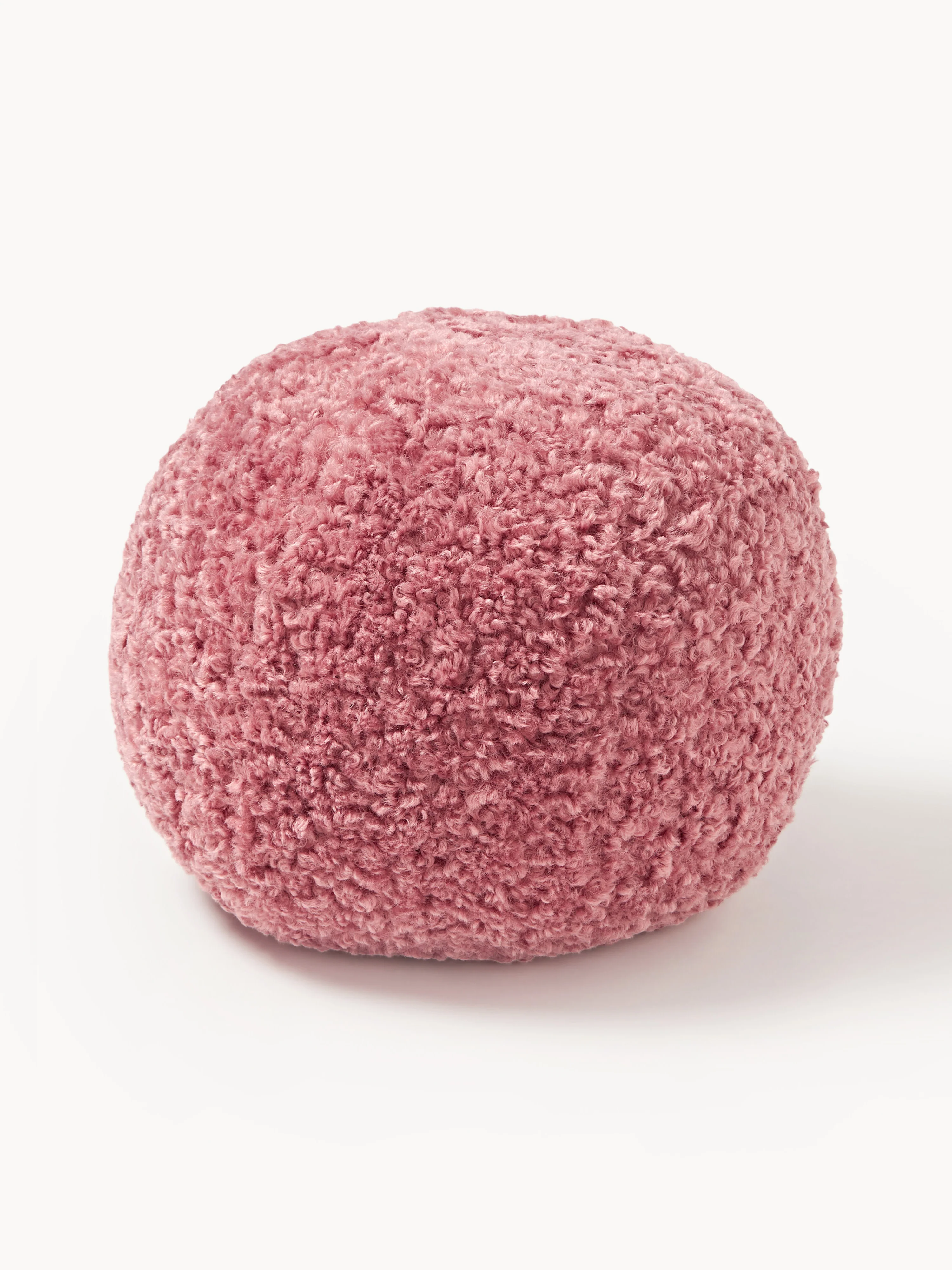 Rond teddy kussen Dotty