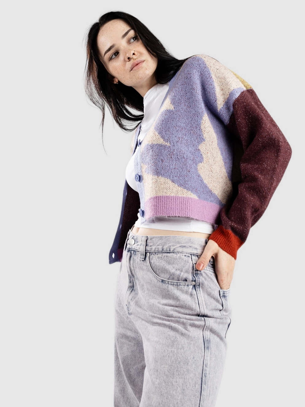 RVCA Gabrielle Cardigan ecru