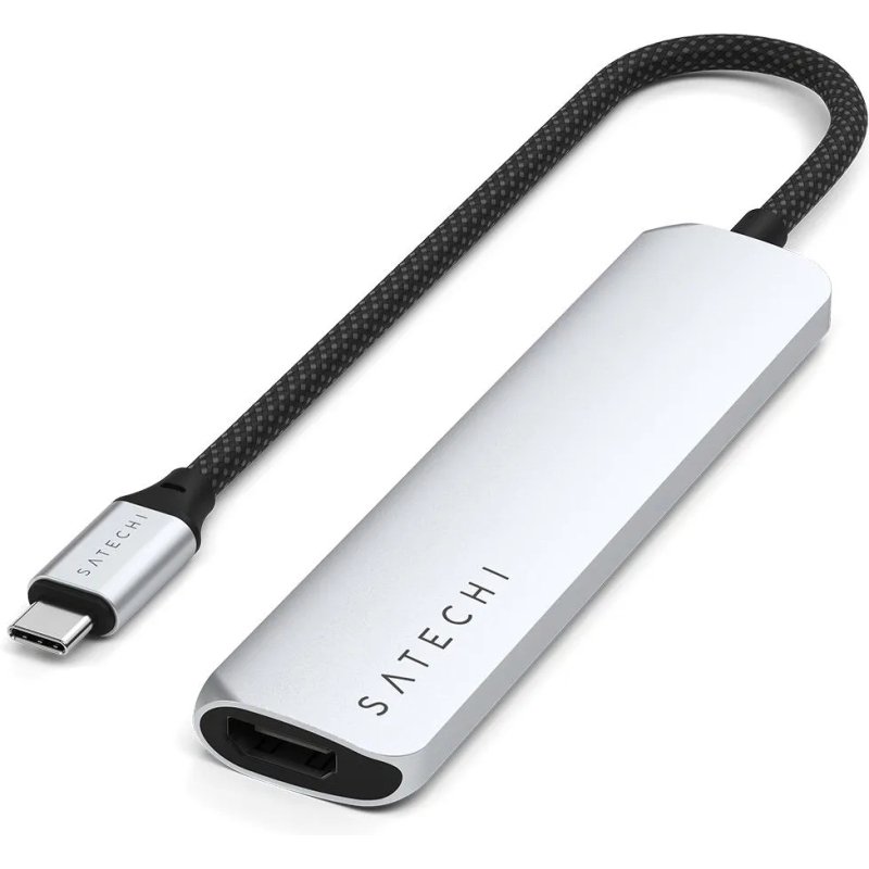 Satechi ST-P6SS hub & concentrateur USB Type-C 10000 Mbit/s Argent