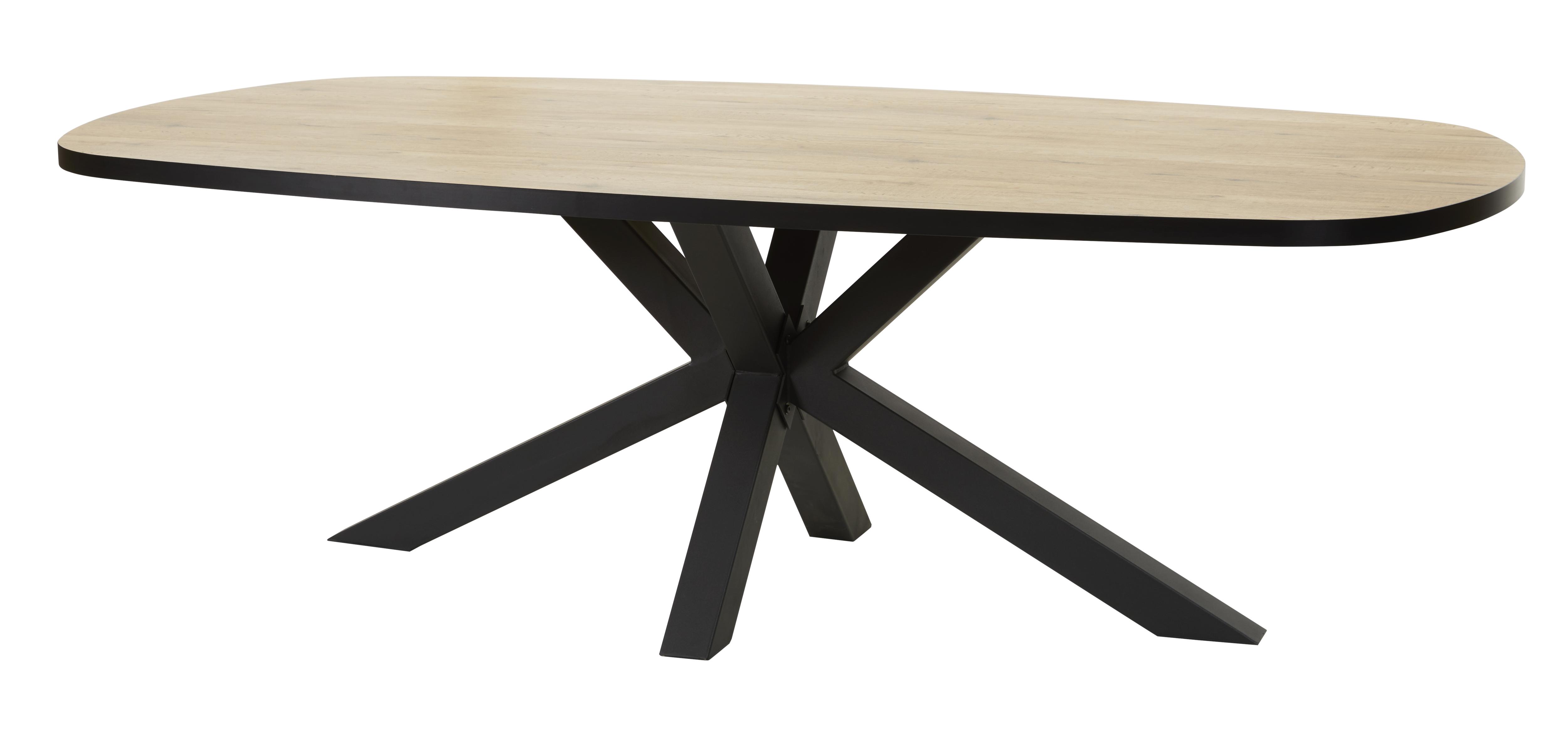OTTO TABLE OVALE 230X119X76CM PIEDS ARAIGNEE