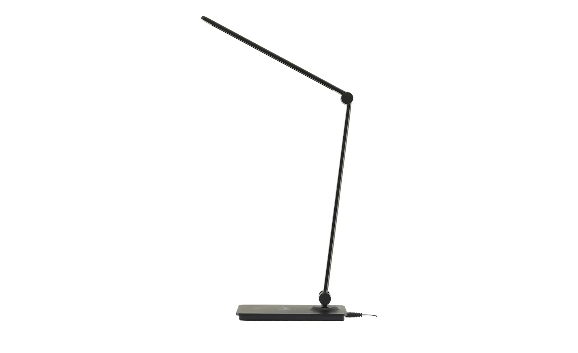 KHG LED-Tischleuchte, schwarz mit Qi-Charger