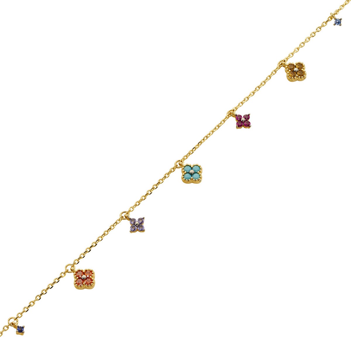 Bracelet souple Agatha Beloved pampilles doré