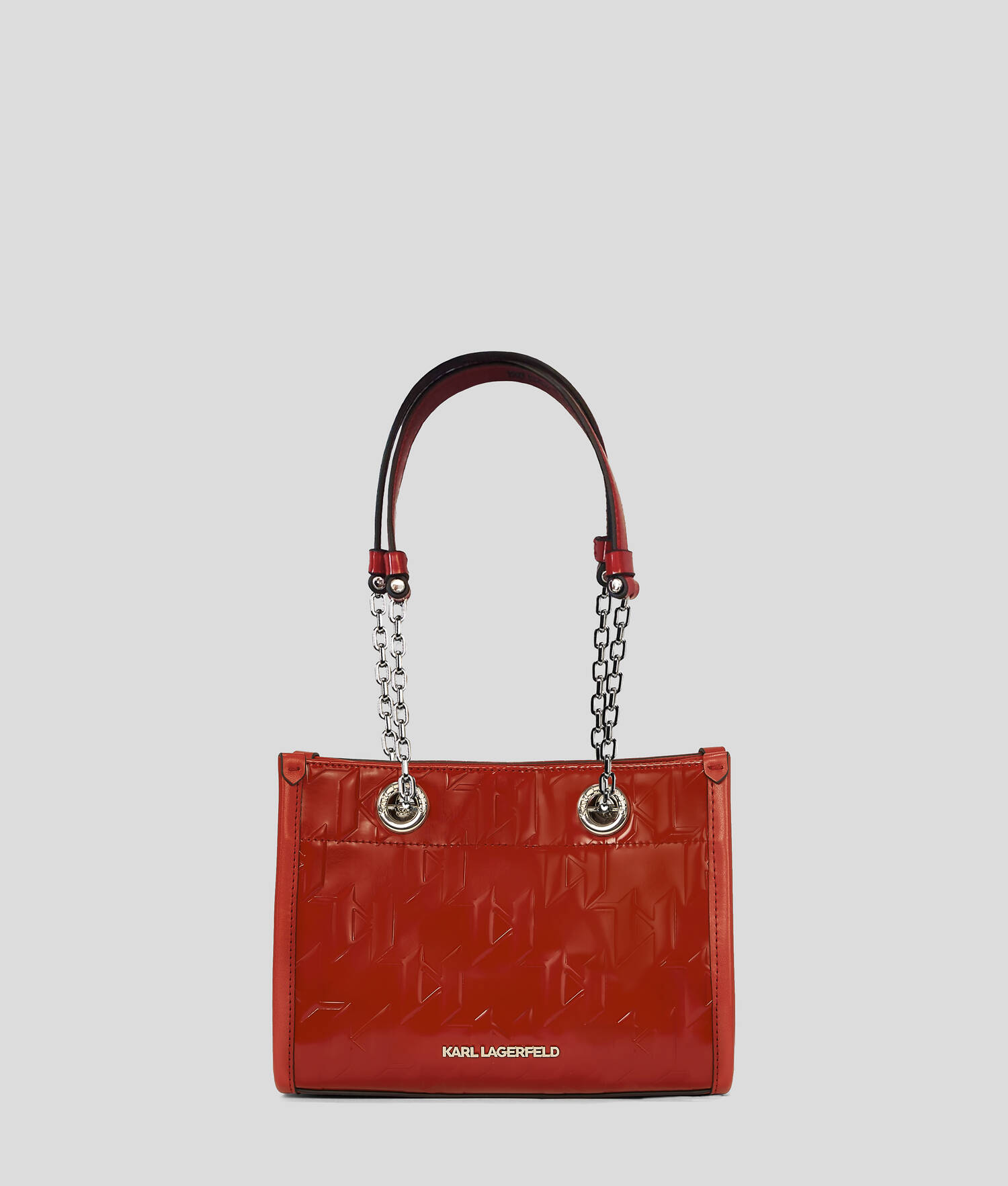 PETIT SAC CABAS BRILLANT K/SKUARE - Rouge Klassic