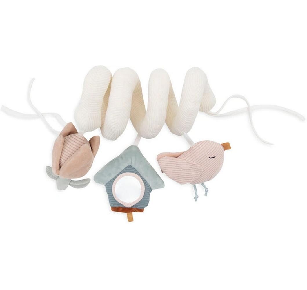 Kinderwagenspielzeug Aktivitäten-Spirale – Lovely BirdsSpielzeug für Babyschale, Kinderwagen oder Laufgitter