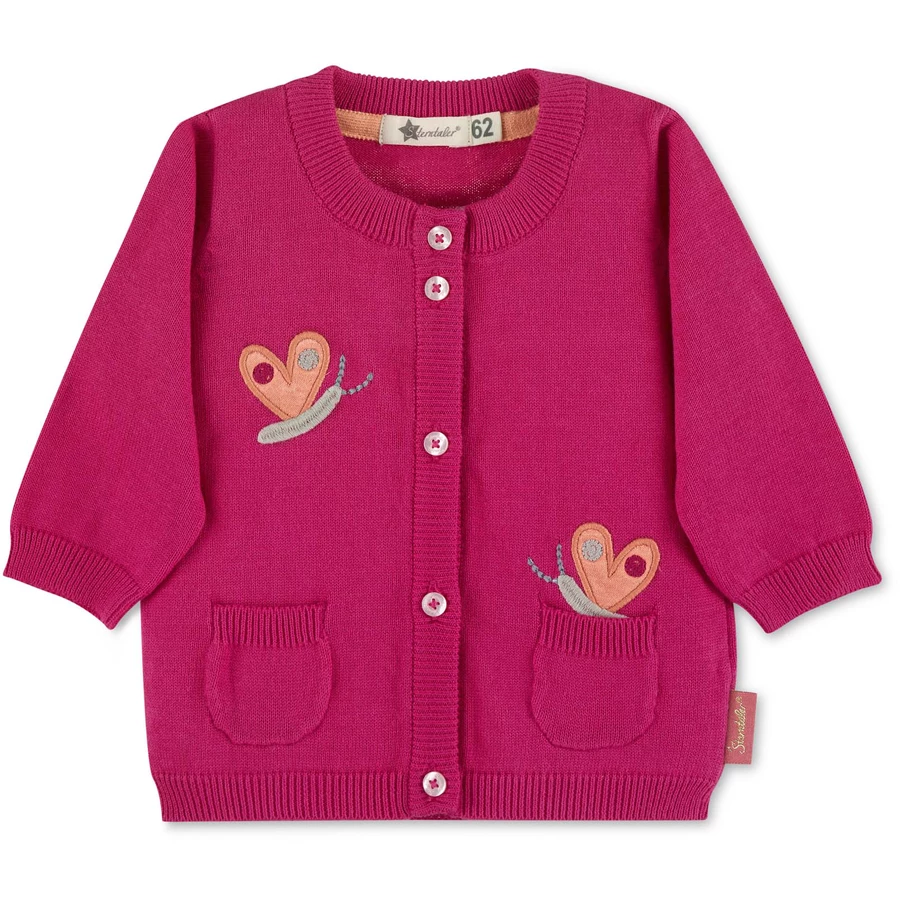 Sterntaler Strick-Jacke pink