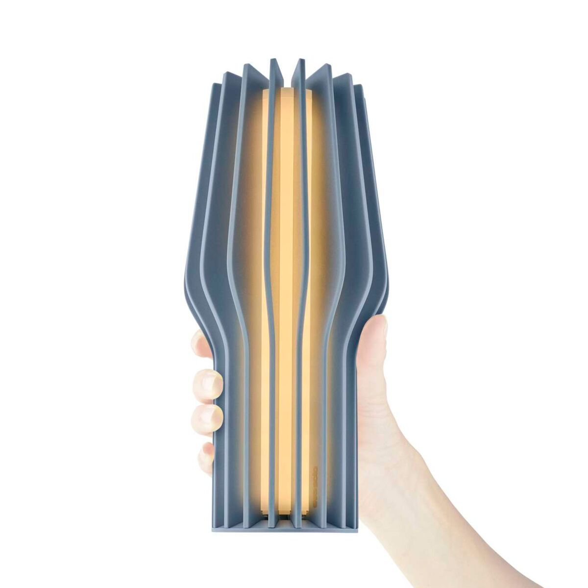 Radiant LED-lampe bærbar 25 cm, dusty blue