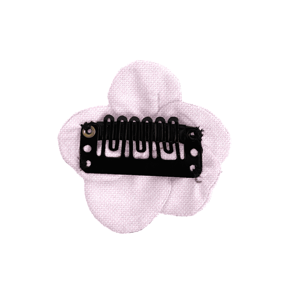 Mini Barrette Pétales De Fleur Oxford Rose