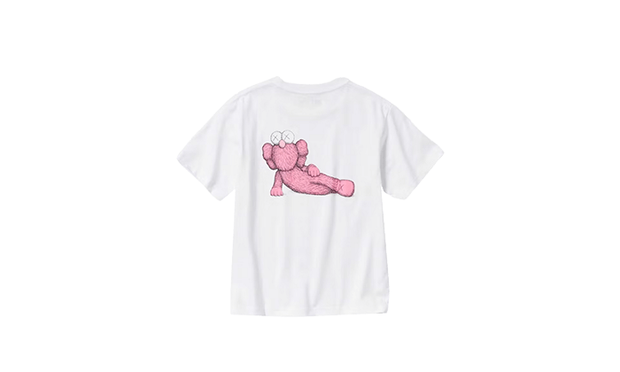 Uniqlo T-Shirt KAWS Pink Graphic Enfant
