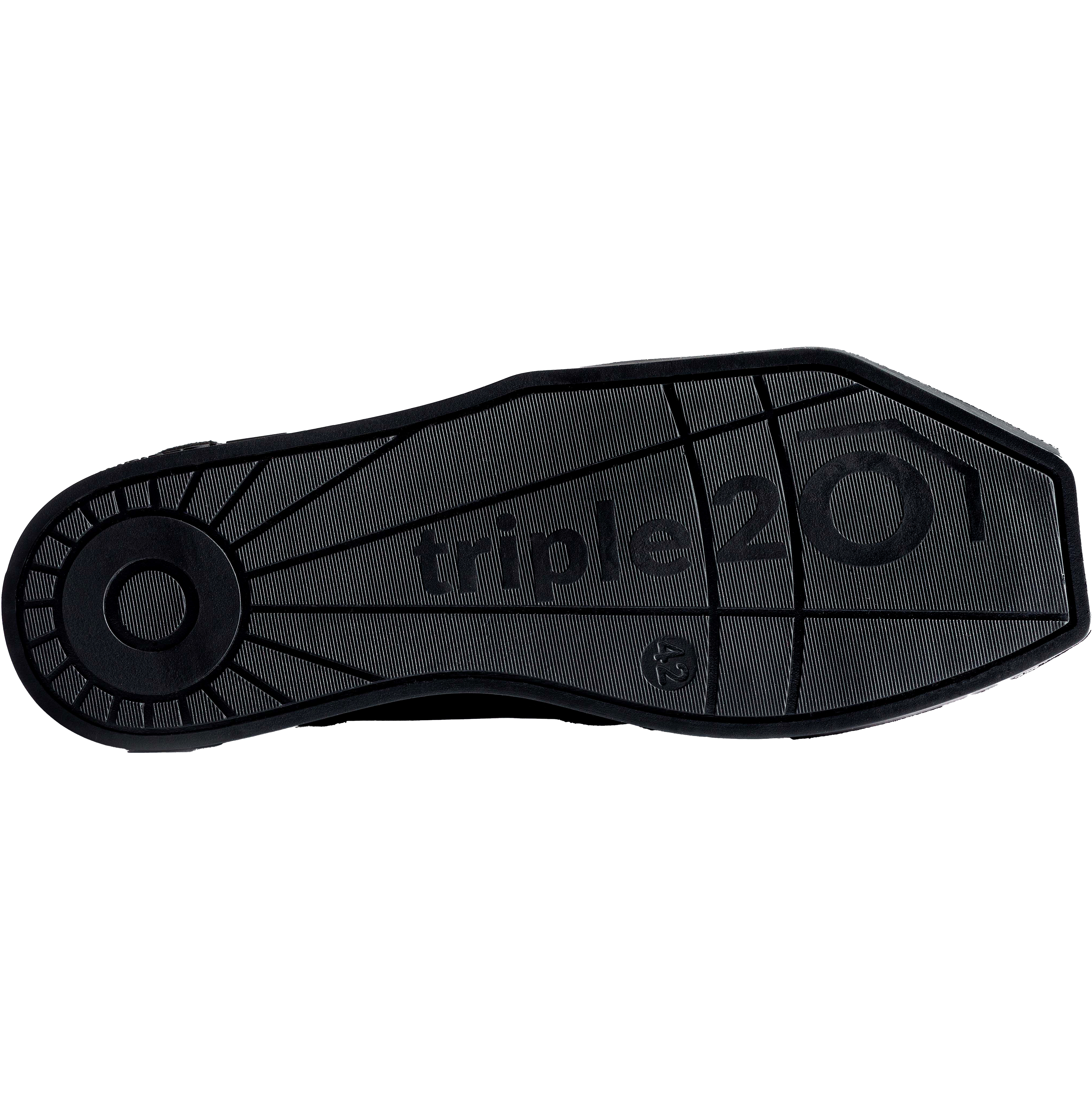 Triple20 Dartsshoes - Textil Leder Schwarz/Schwarz