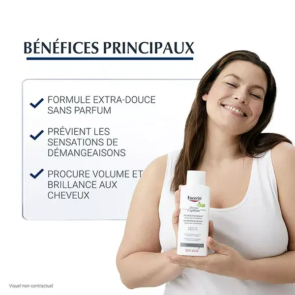 Shampoo Eucerin Dermo Capillaire Extra-Gentle de Alta Tolerância 250ml